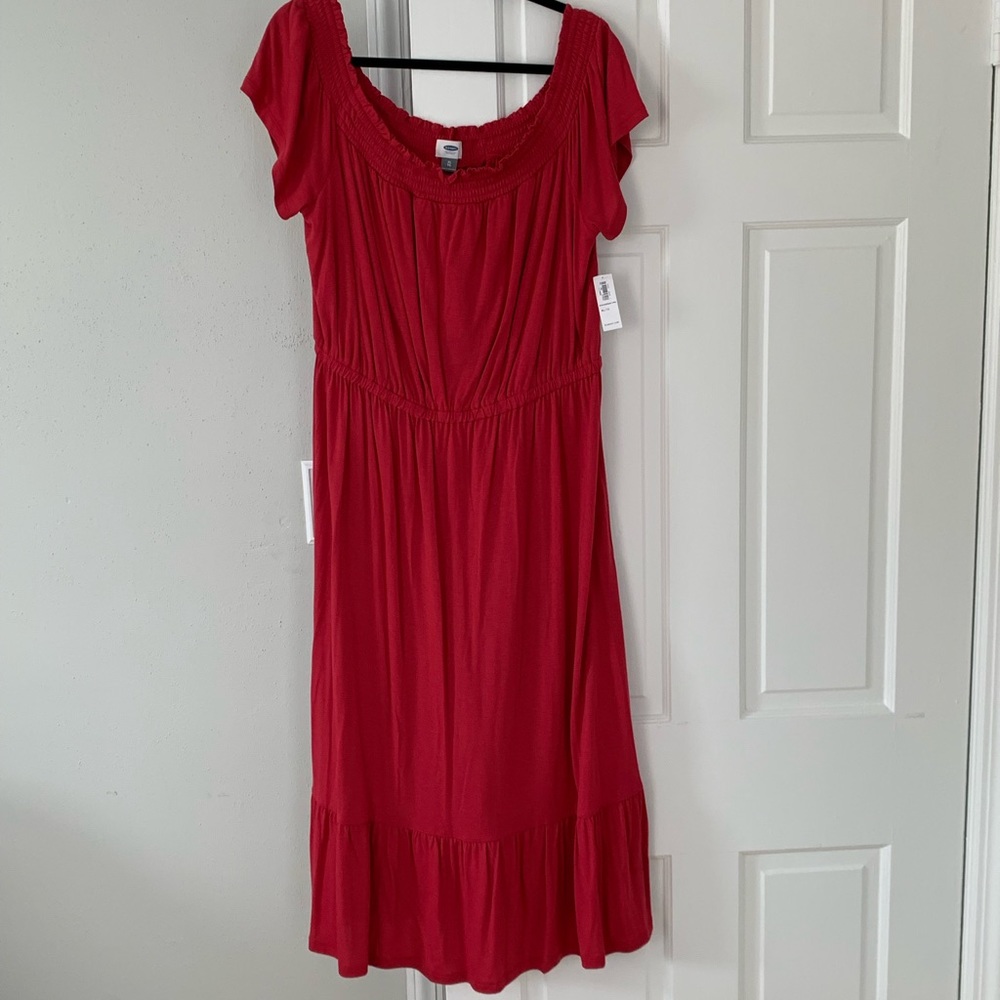 Red Ruffle Dress